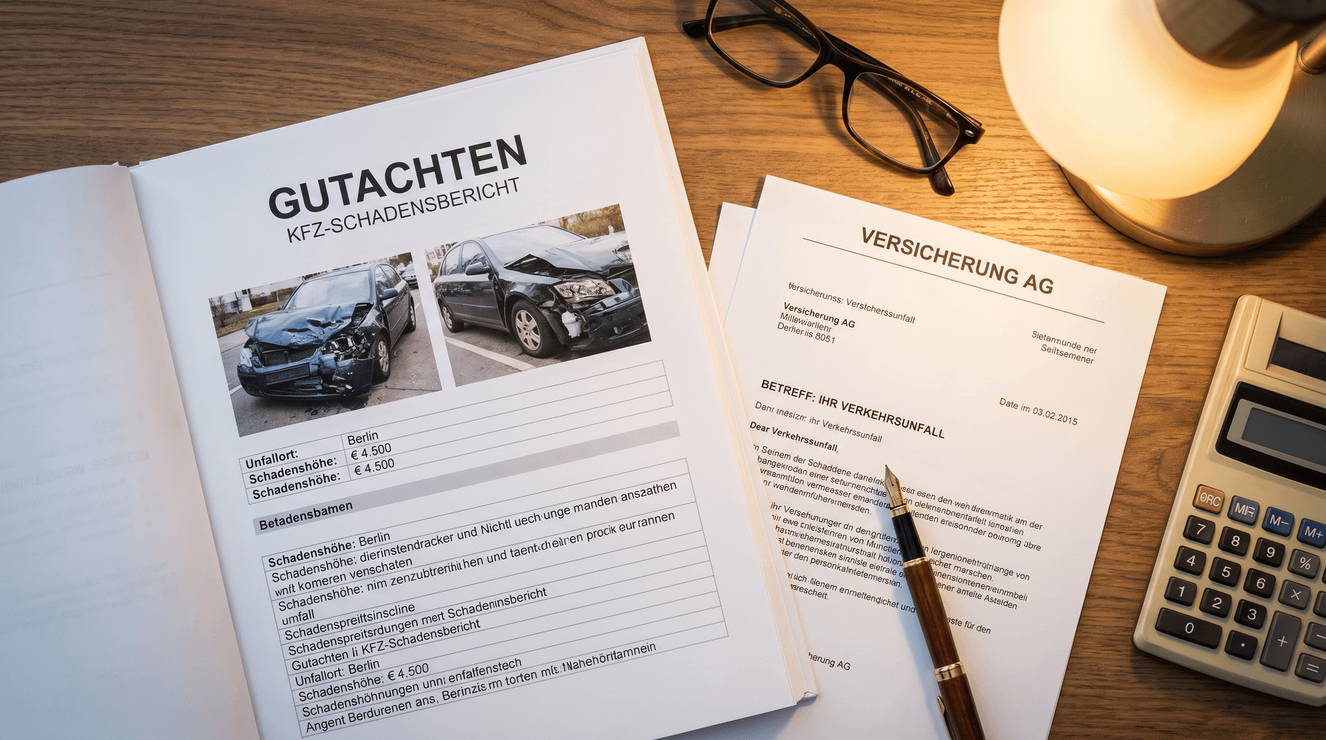 Unfallakte und Gutachten-Dokumente – Beweissicherung für Verkehrsrecht in Märkischer Kreis