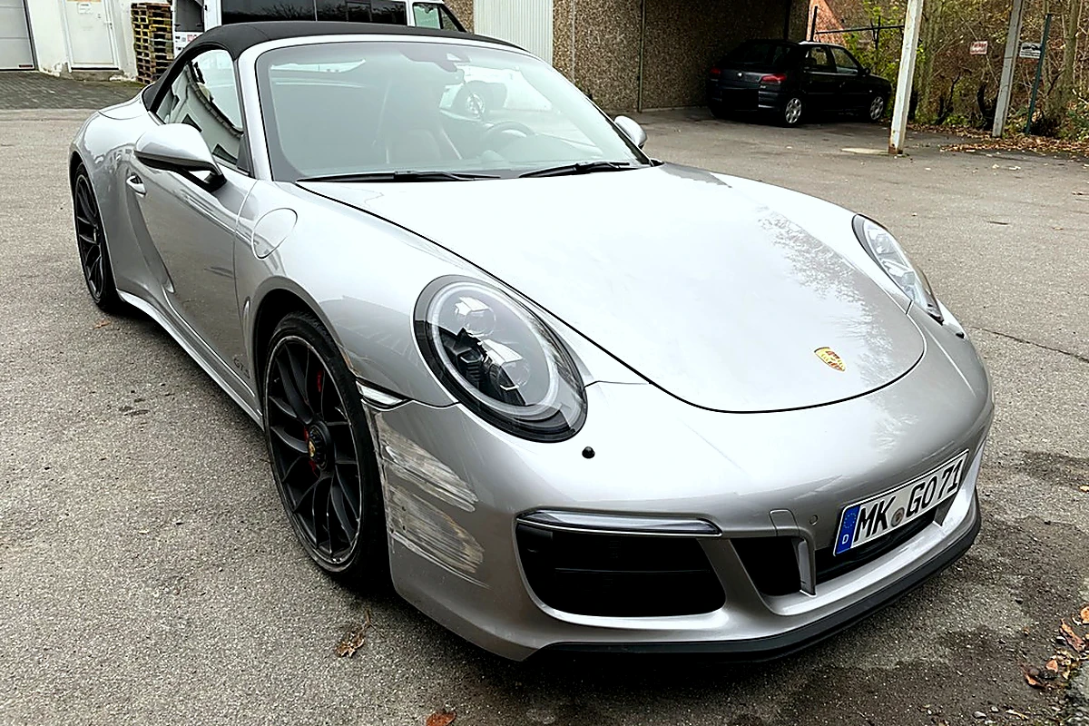 Porsche 911 GTS - Schadenaufnahme